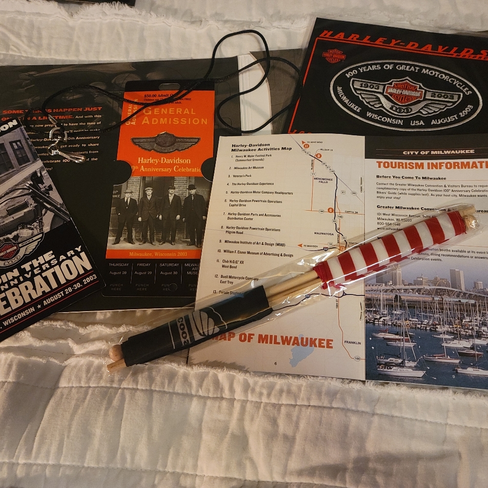 MILWAUKEE WISCONSIN 2003 HARLEY DAVIDSON COLLECTORS PACKET  AND NEW MINI TOOL